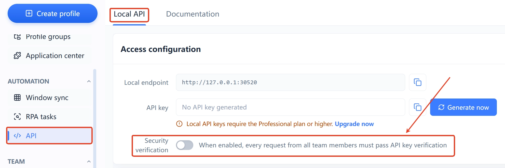 MakoBrowser fingerprint browser API security verification switch