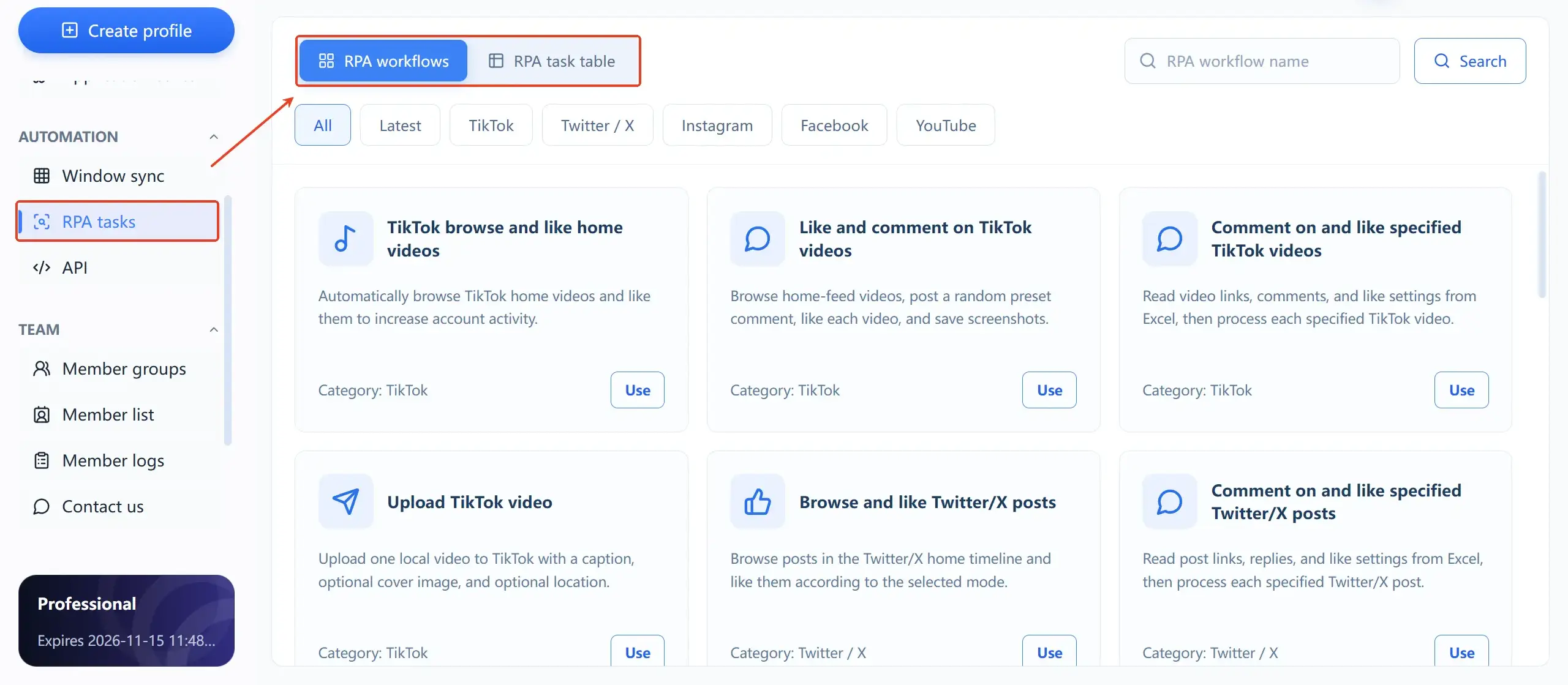 MakoBrowser RPA templates